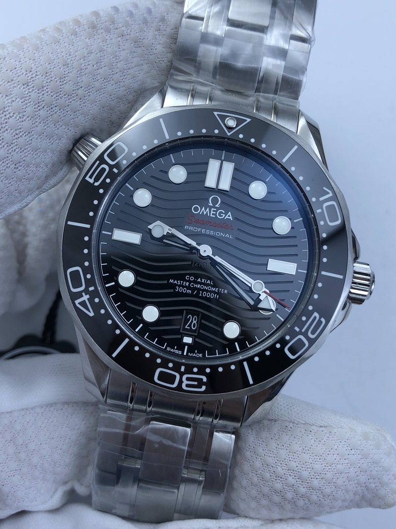 (준비완료/특급배송/예상수령7일)NO.214/ZF공장 오메가 시마스터 300M 블랙 Seamaster Diver