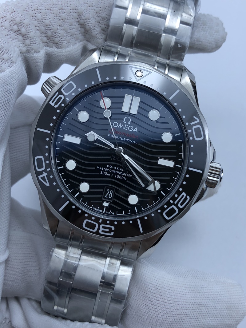 (준비완료/특급배송/예상수령7일)NO.360/ZF공장 오메가 시마스터 300M 블랙 Seamaster Diver 300M