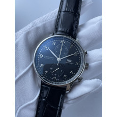 (준비완료/특급배송)NO.1579/ZF공장 V3 IWC IW3716 포루트기저 블랙다이얼 가죽