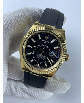 (준비완료/특급배송)NO.2039/ZF공장 롤렉스  Sky-Dweller 336238 YG ZF 11 Best Edition Black Dial on Oysterflex Strap A23J (Gain Weight)