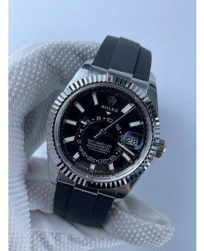 (준비완료/특급배송)NO.2044/ZF공장 롤렉스 Sky-Dweller 336239 SS ZF 11 Best Edition Black Dial on Oysterflex Strap A23J (Gain Weight)