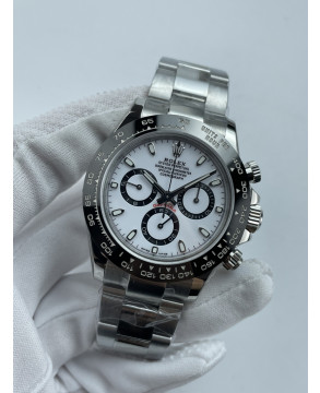 (준비완료/특급배송)NO.3539/초특급 갓성비 데이토나 스틸 세라믹베젤 화이트