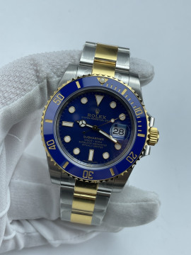(준비완료/특급배송)NO.3559/VS공장 롤렉스 서브마리너 청콤 블루 콤비 옐로우골드 VS3135