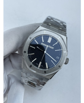 (준비완료/특급배송)NO.4126/DDF공장 오데마피게 로열오크 41mm 15510 스틸 블랙 다이얼 스틸 브레이슬릿
